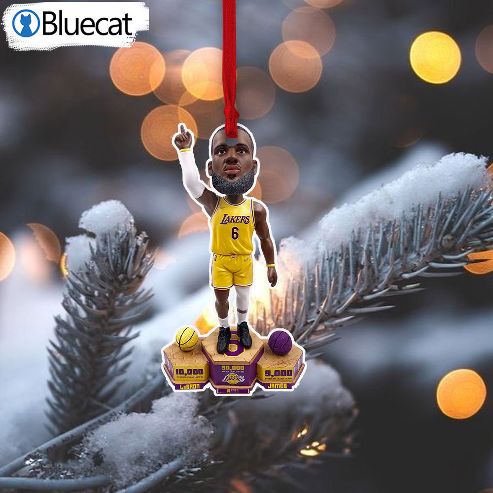 LA Dodgers Lakers Logo Mashup Christmas Ornament | 3D Print Model