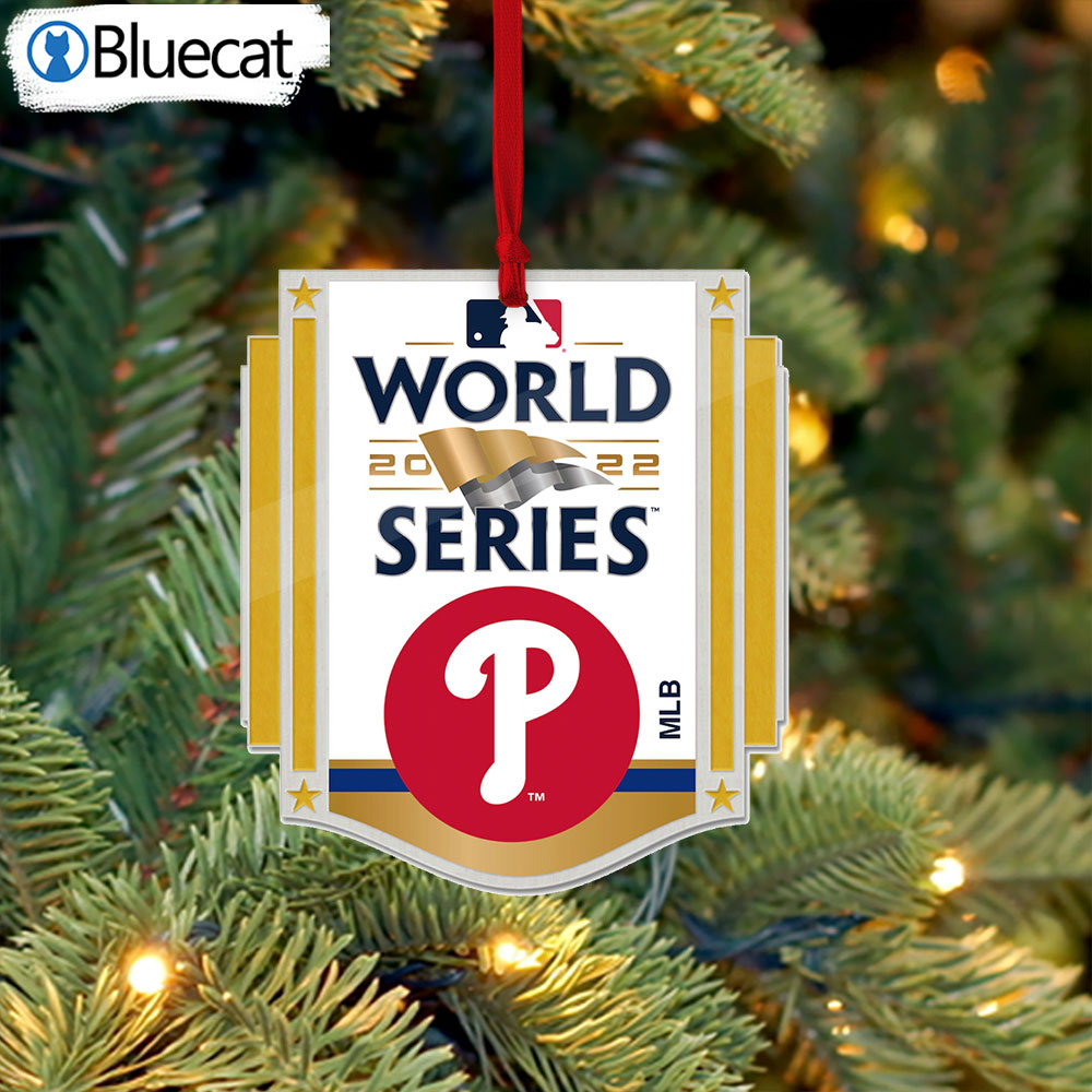 Official Philadelphia Phillies Mlb Postseason 2022 October Rise Christmas  Ornament - Bluecat