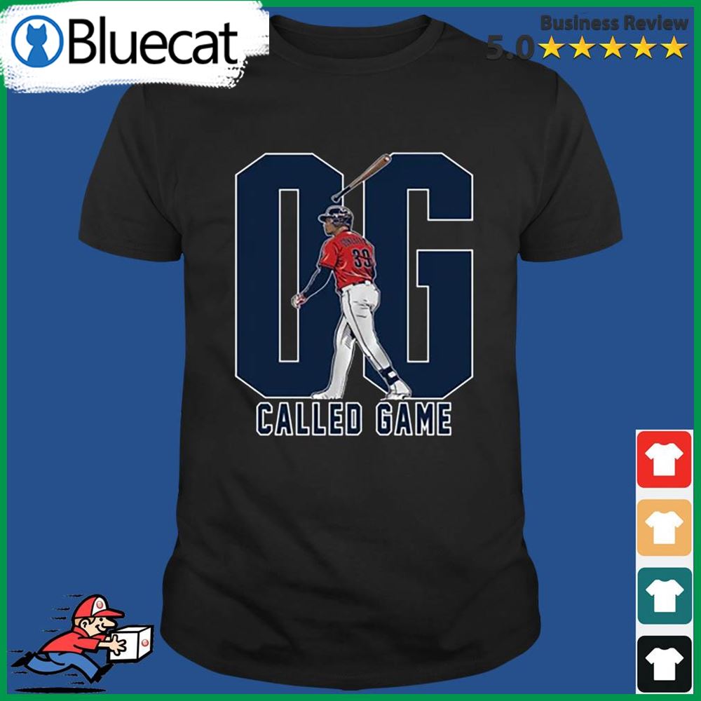 Oscar Gonzalez Cleveland Guardians Og Called Game Shirt - Bluecat