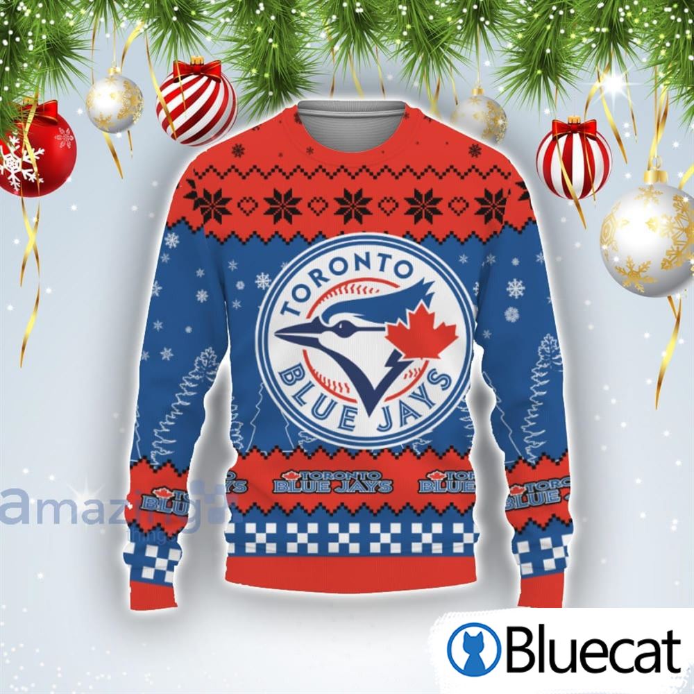 Funny Team Logo Toronto Blue Jay Tree Ugly Christmas Sweater New For Fans  Gift Christmas - Freedomdesign