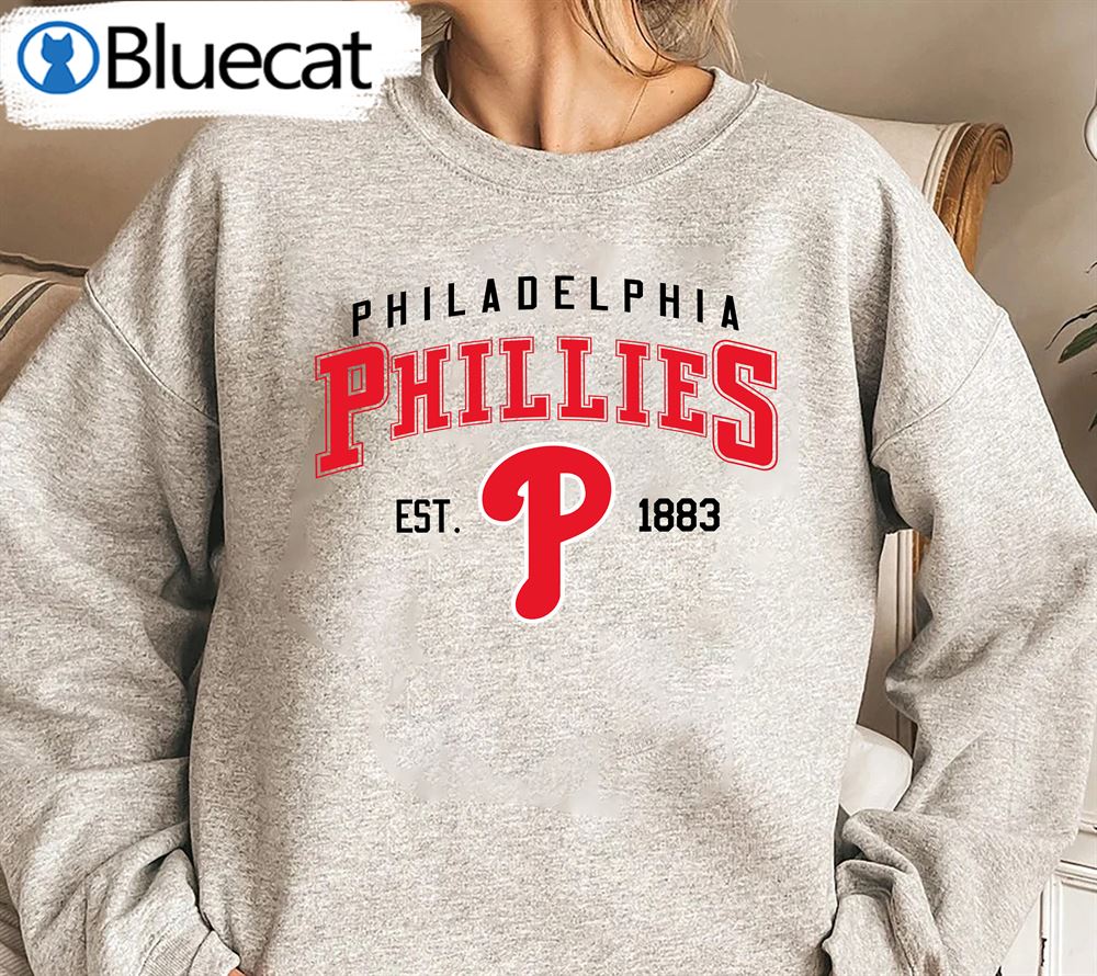 Vintage Philadelphia Phillies Est 1883 Sweatshirt - Bluecat