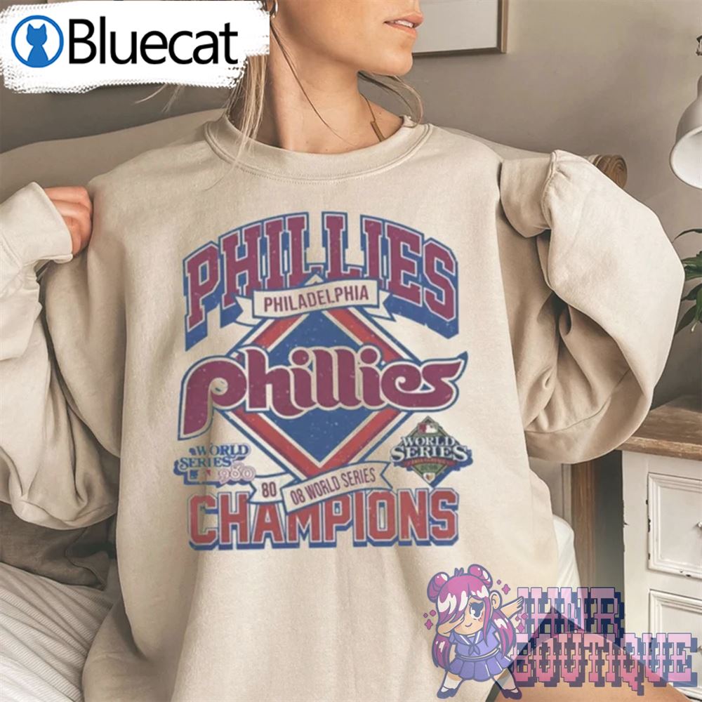 Vintage Phillies Champions Mlb World Series Sweatshirt Shirt - Bluecat