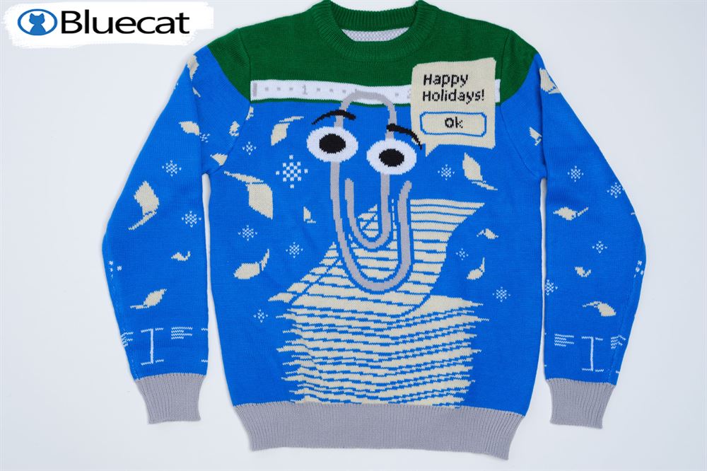 Clippy Ugly Christmas Sweater