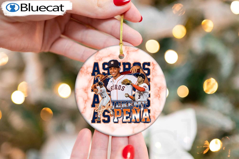 Official Logo Houston Astros 2022 World Series Champions Christmas Ornament  Xmas Tree Decor