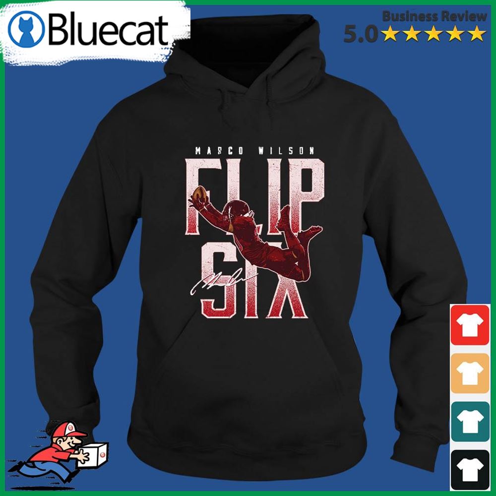 Marco Wilson Arizona Cardinals Flip Six Signature Shirt - Teeclover