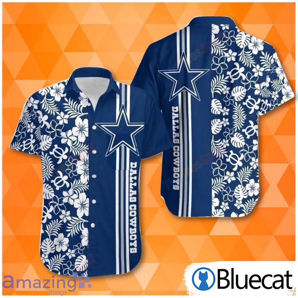 20% OFF Dallas Cowboys Hawaiian Shirt Tropical Flower Short Sleeve