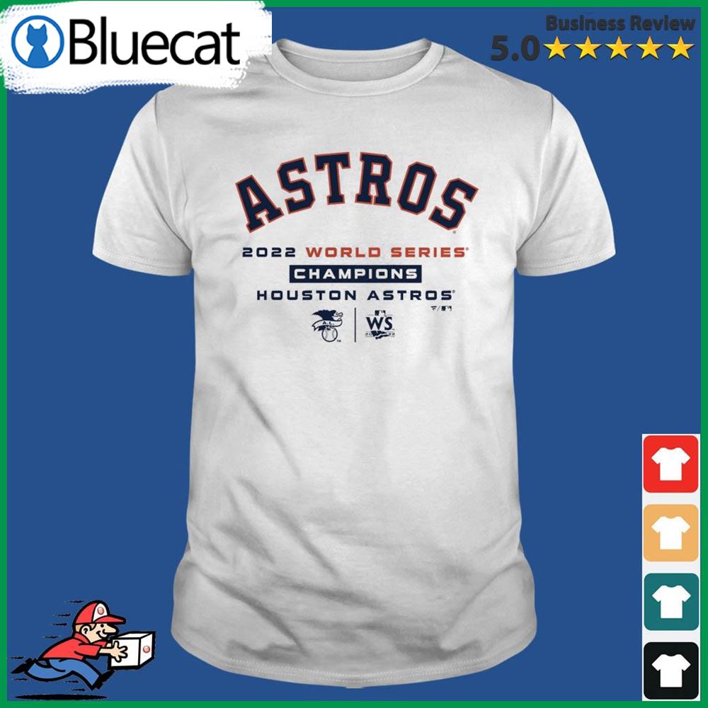 Houston Astros 2022 World Series Champions Champion Logo Shirt - Bluecat