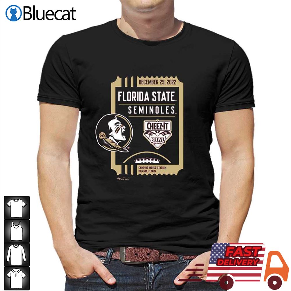 2022 Cheez-it Bowl Florida State Garnet T-shirt Long Sleeve Tee