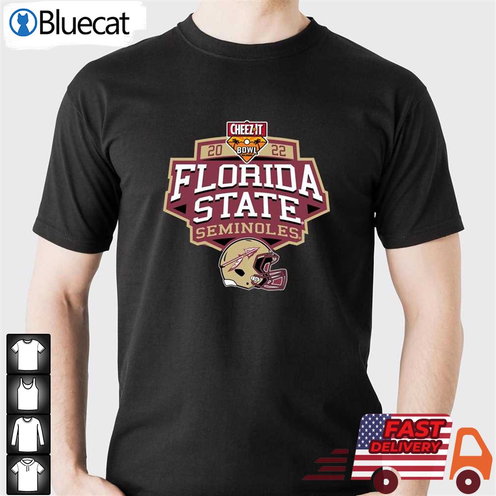 2022 Cheez-it Bowl Florida State Garnet T-shirt Short Sleeve Tee