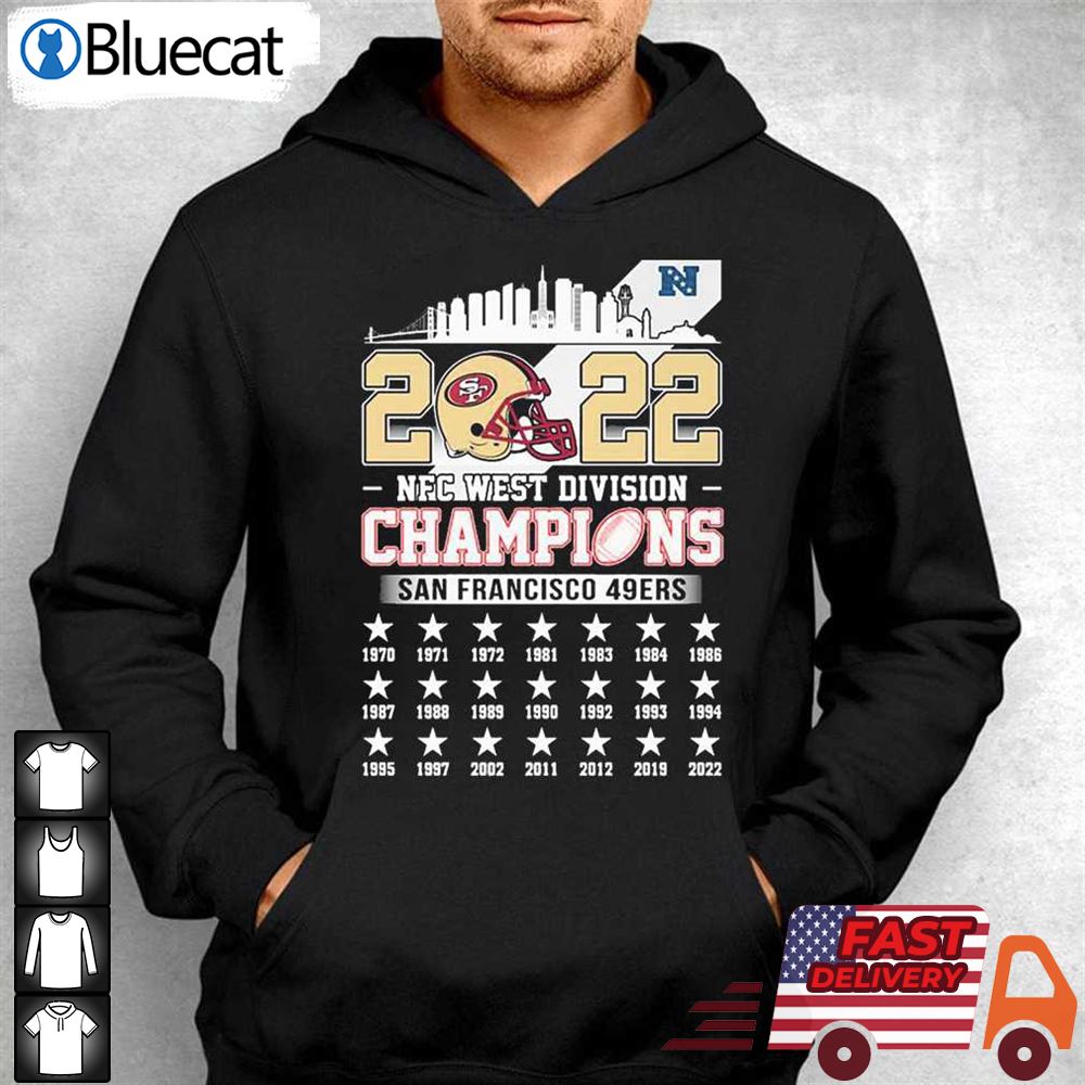 Premium san Francisco 49ers 2022 NFC west champions shirt