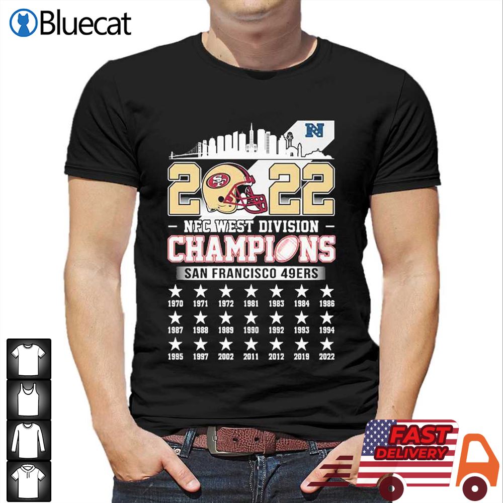 Premium san Francisco 49ers 2022 NFC west champions shirt