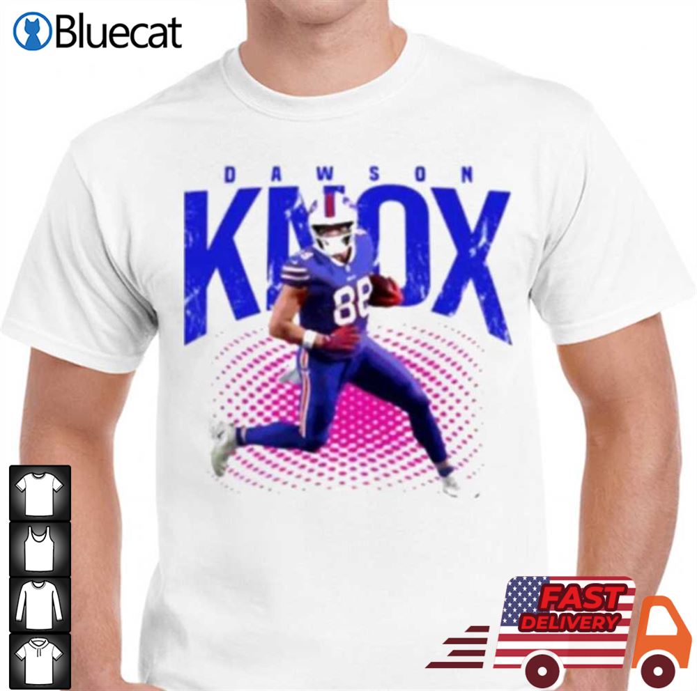 Dawson Knox Buffalo Bills No 88 Shirt - Bluecat