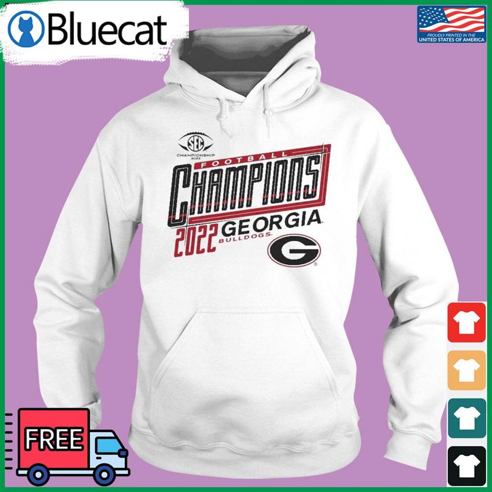 Georgia Bulldogs 2022 Sec Football Conference Champions Shirt Hoodie