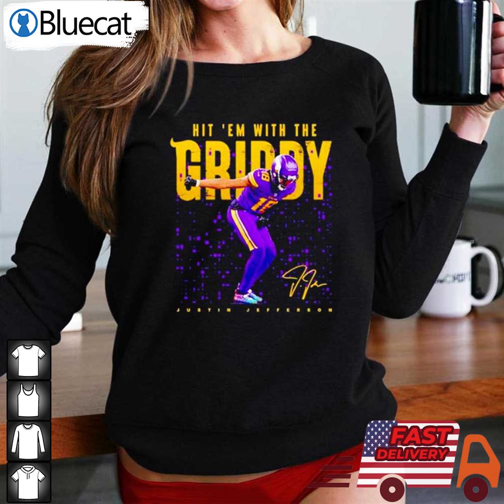 ABBEY ROAD GRIDDY SHIRT Justin Jefferson, Minnesota Vikings - Ellieshirt