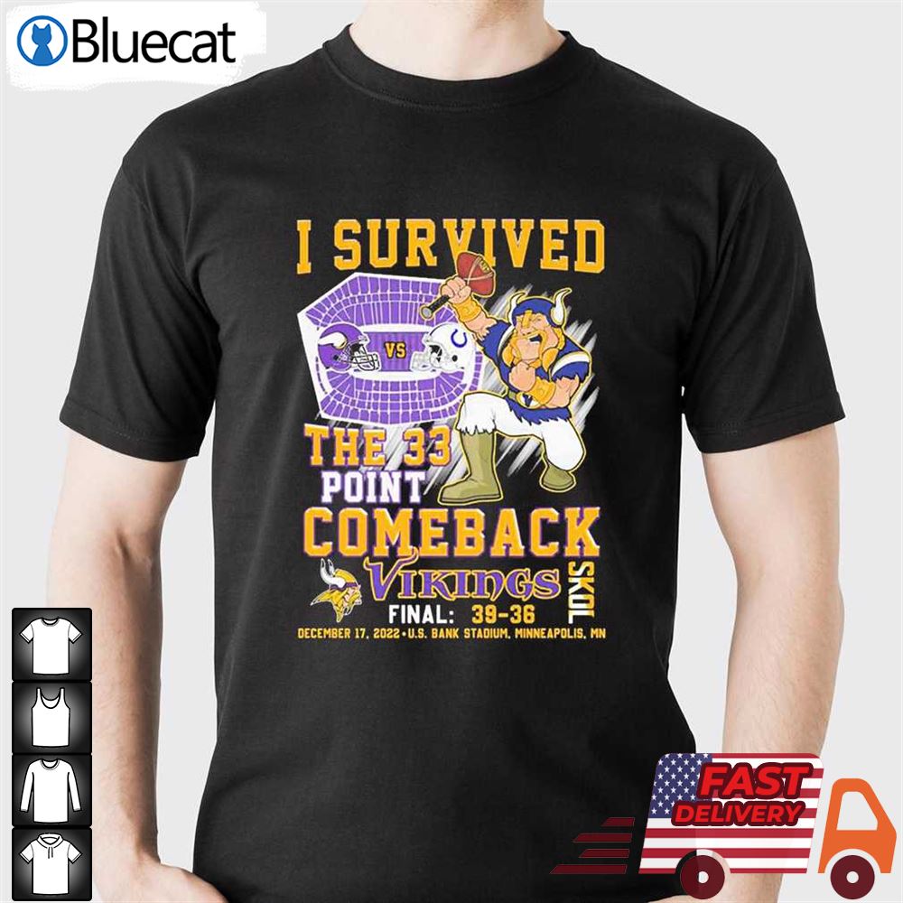 i survived the 33 point comeback shirt