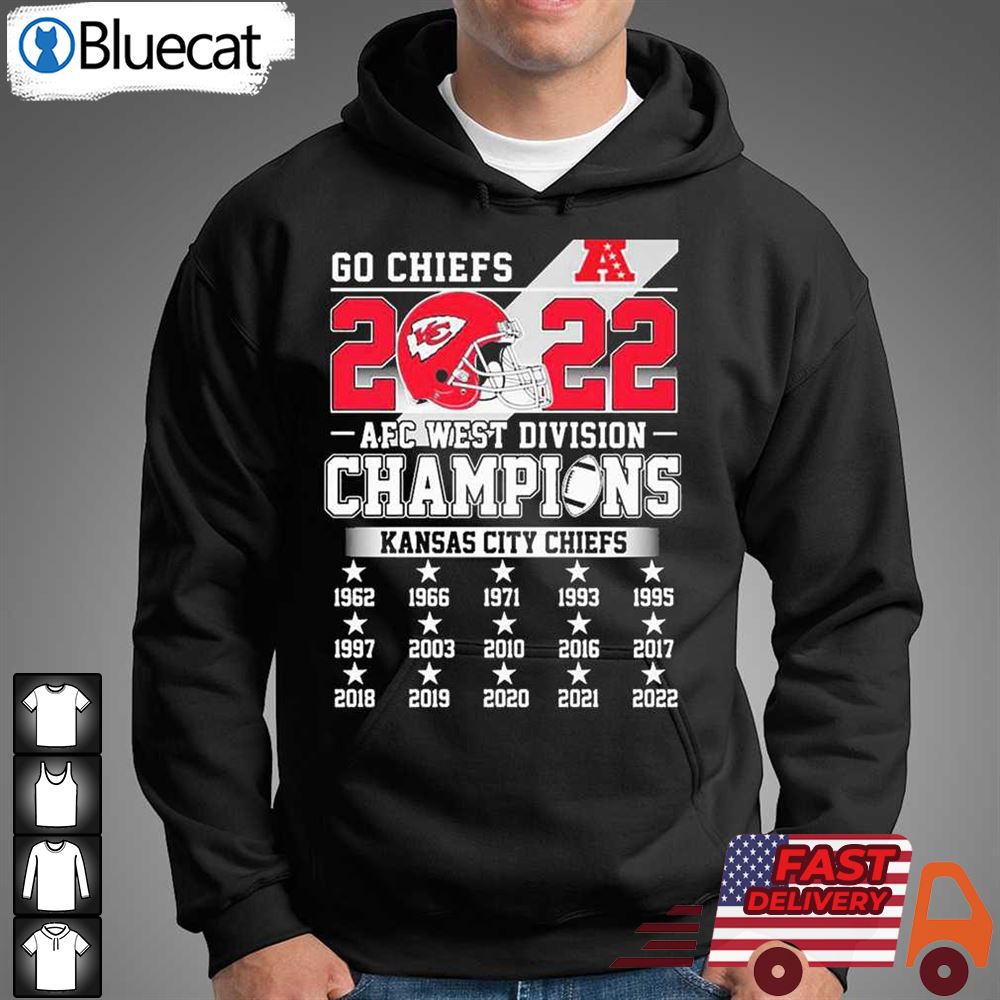 Kansas City Chiefs AFC West Division Champions 2019 shirt, hoodie