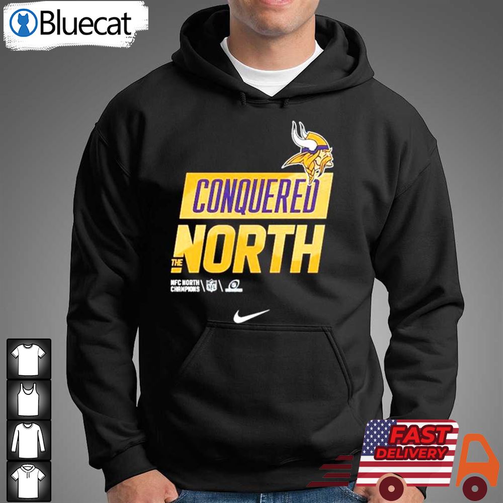 Conquered the North NFC North Champions Minnesota Vikings shirt