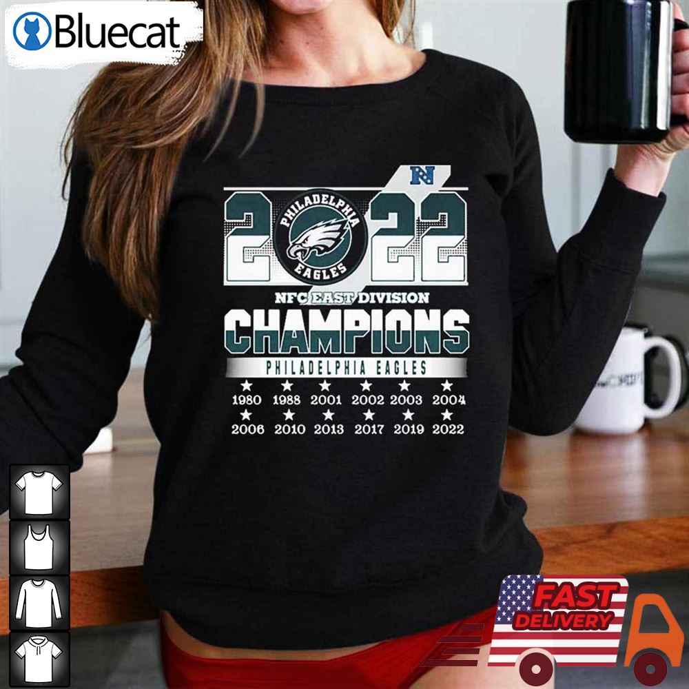 Philadelphia eagles 2022 nfc east division champions 1980 2022 shirt,  hoodie, longsleeve tee, sweater