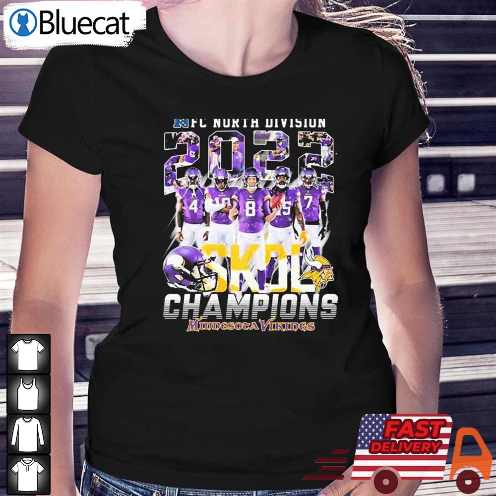 NFC North Division 2022 SKOL Champions Minnesota Vikings Unisex T