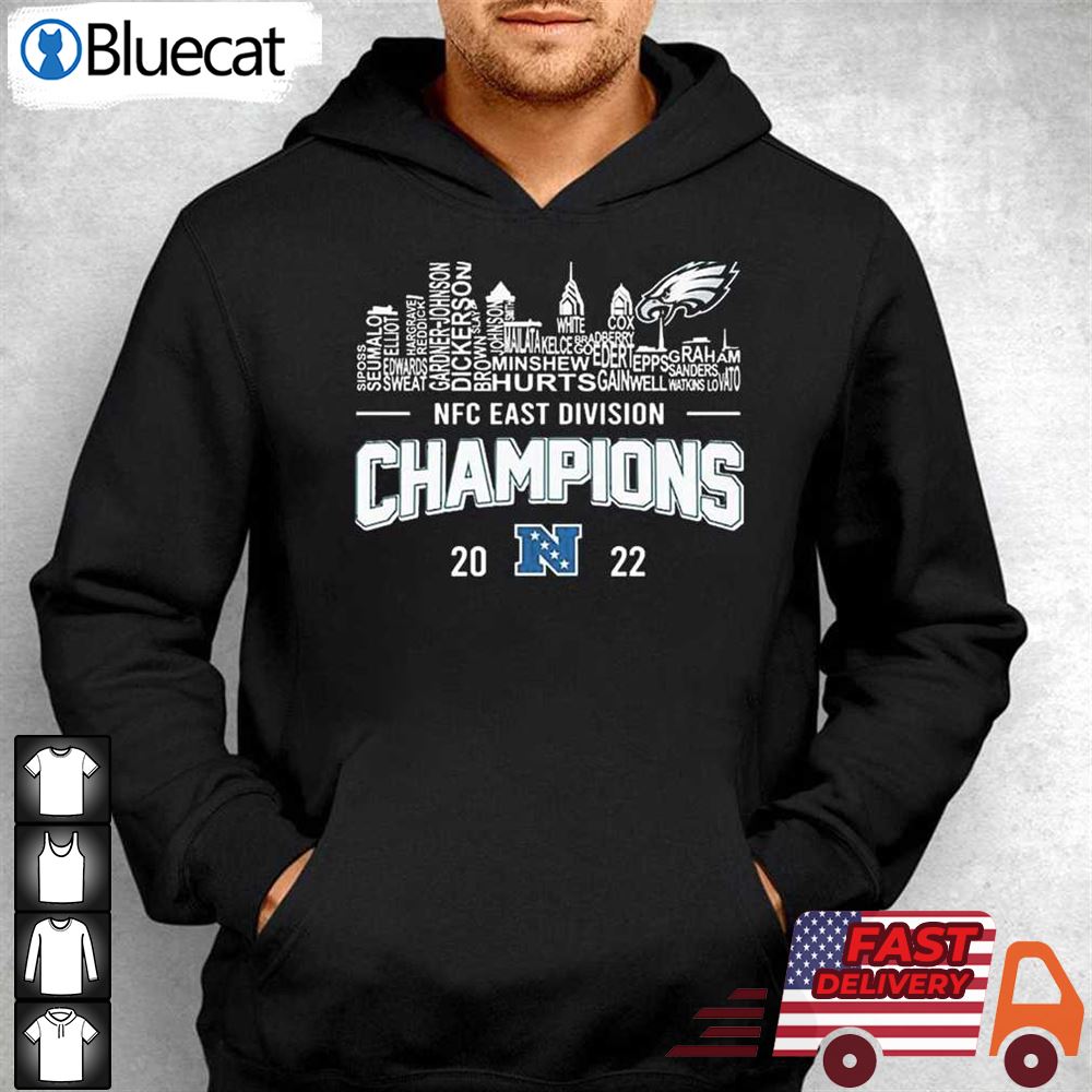 Philadelphia Eagles NFC East Division champions 2022 shirt, hoodie