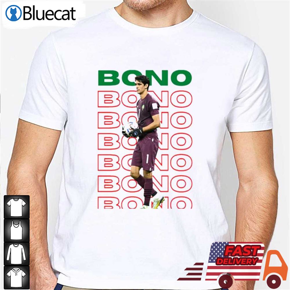 Morocco Soccer #1 Yassine Bounou Bono World Football Fans Adult And Youth  T-Shirt Mens Casual Shirts Creative Funny Tee Xs-5Xl