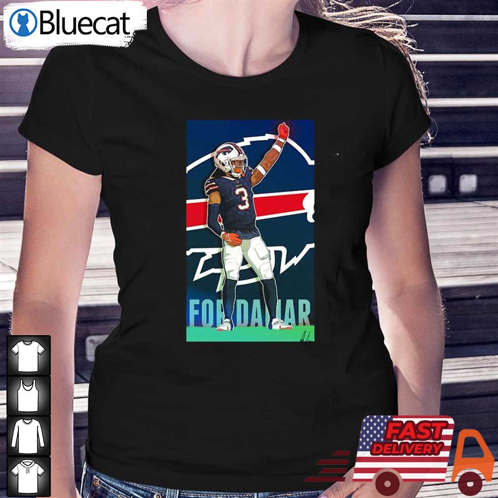 Vintage Pray For Damar Hamlin 3 Buffalo Bills Shirt - Bluecat