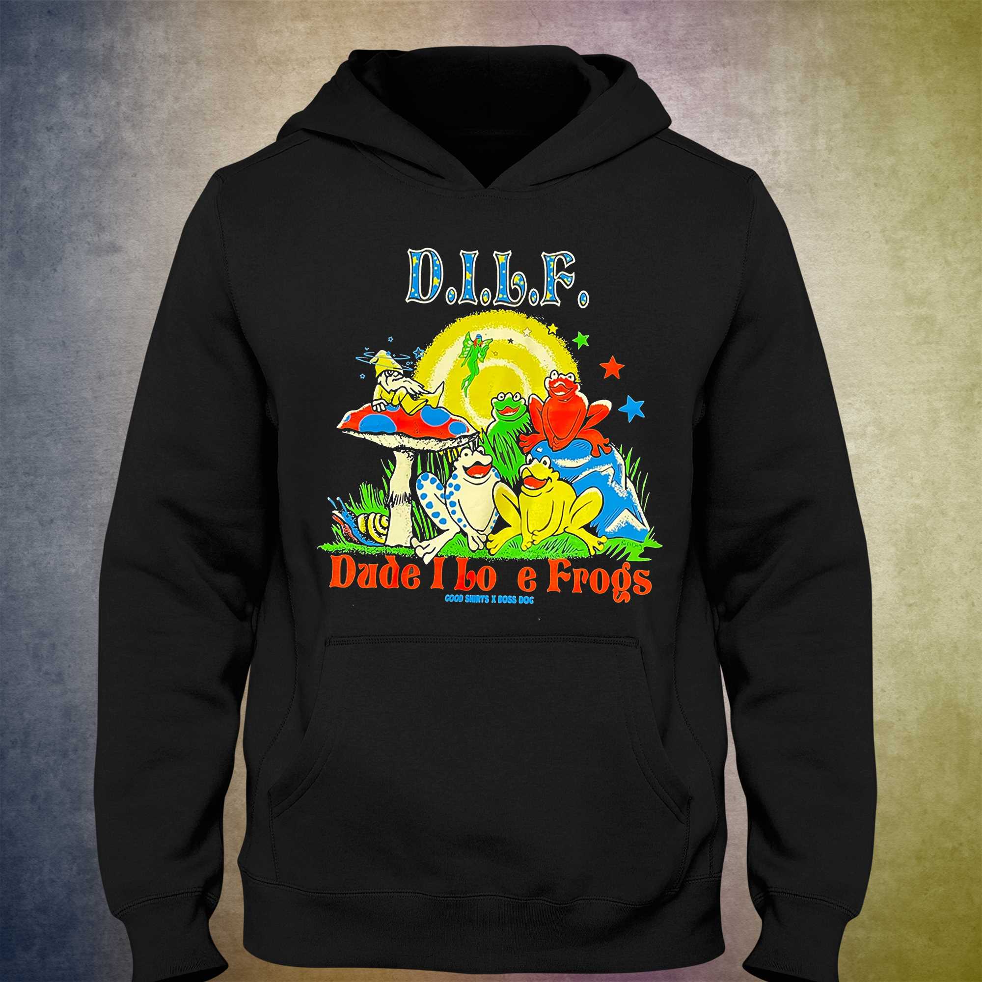 Dilf Dude I Love Frogs By Boss Dog T-shirt 