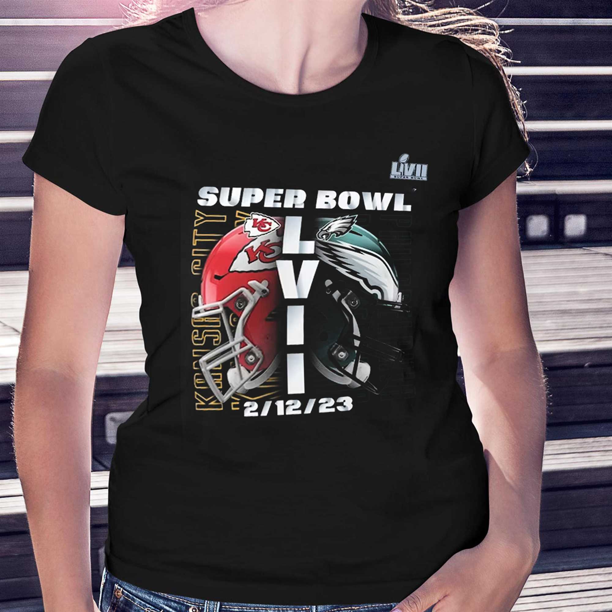Chiefs Eagles Super Bowl Lvii 2023 Shirt - Bluecat