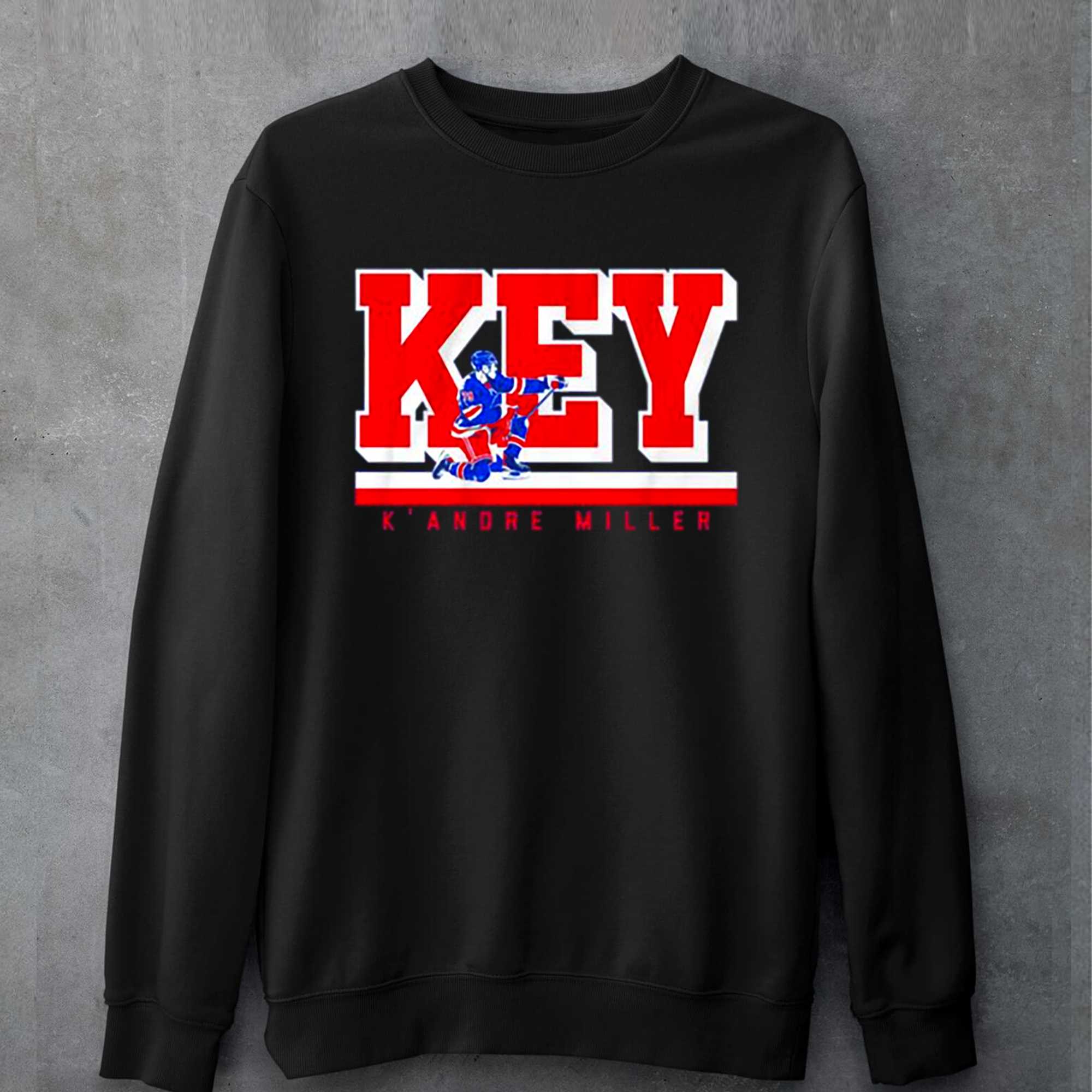 Key Kandre Miller New York Rangers Shirt 