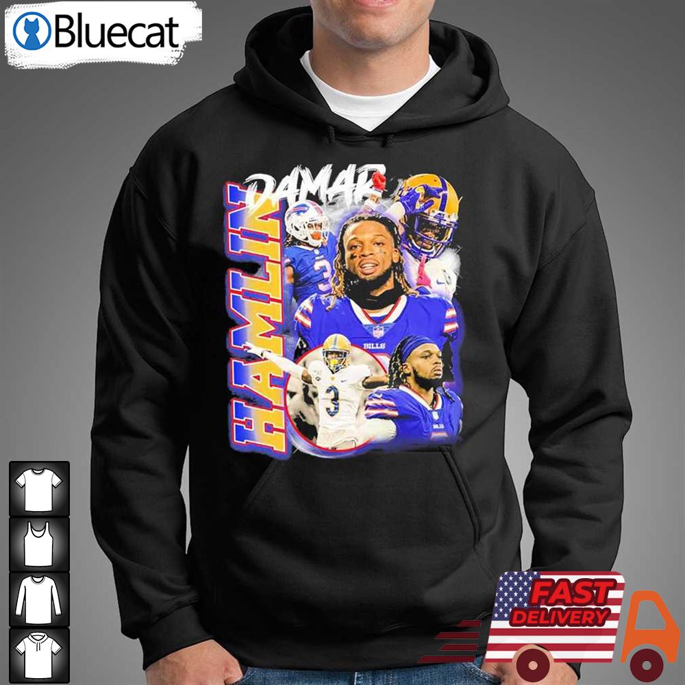 Damar Hamlin Bootleg Love For 3 Hoodie T Shirt