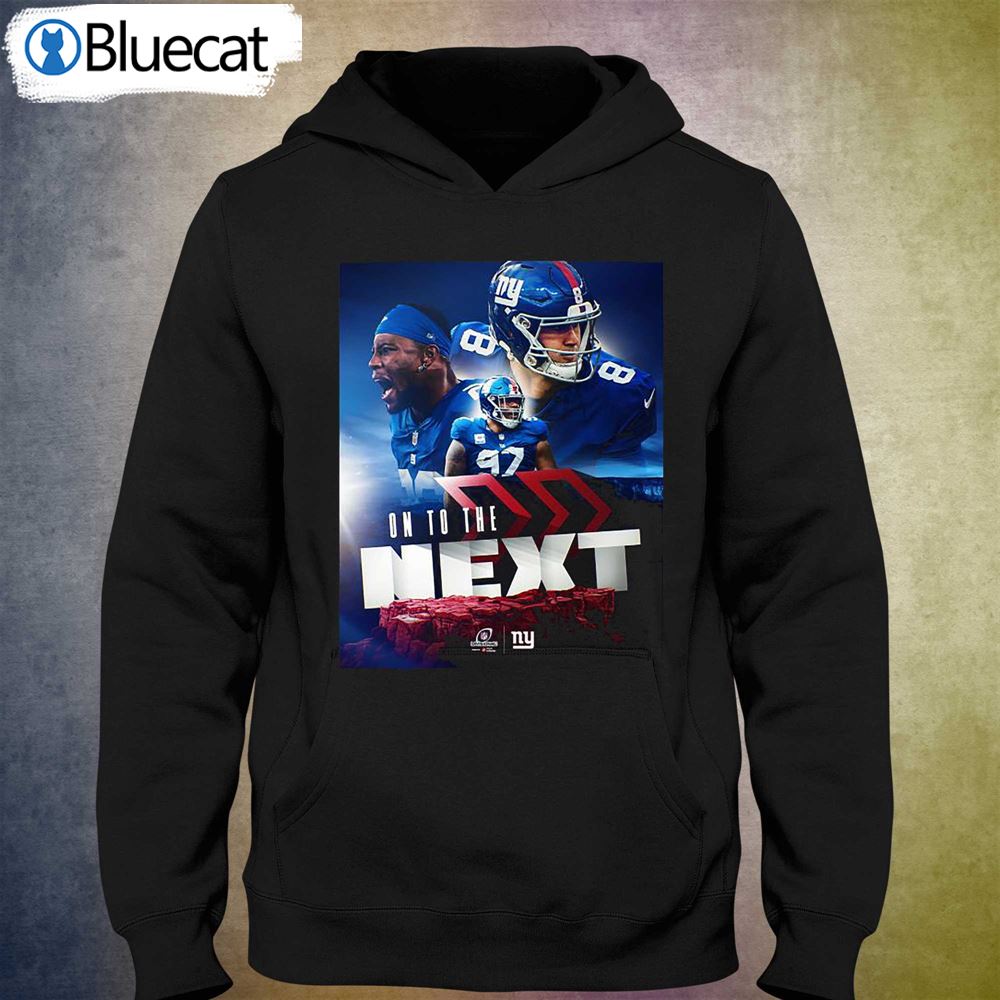New York Giants On To The Next Divisional Round 2023 Shirt 