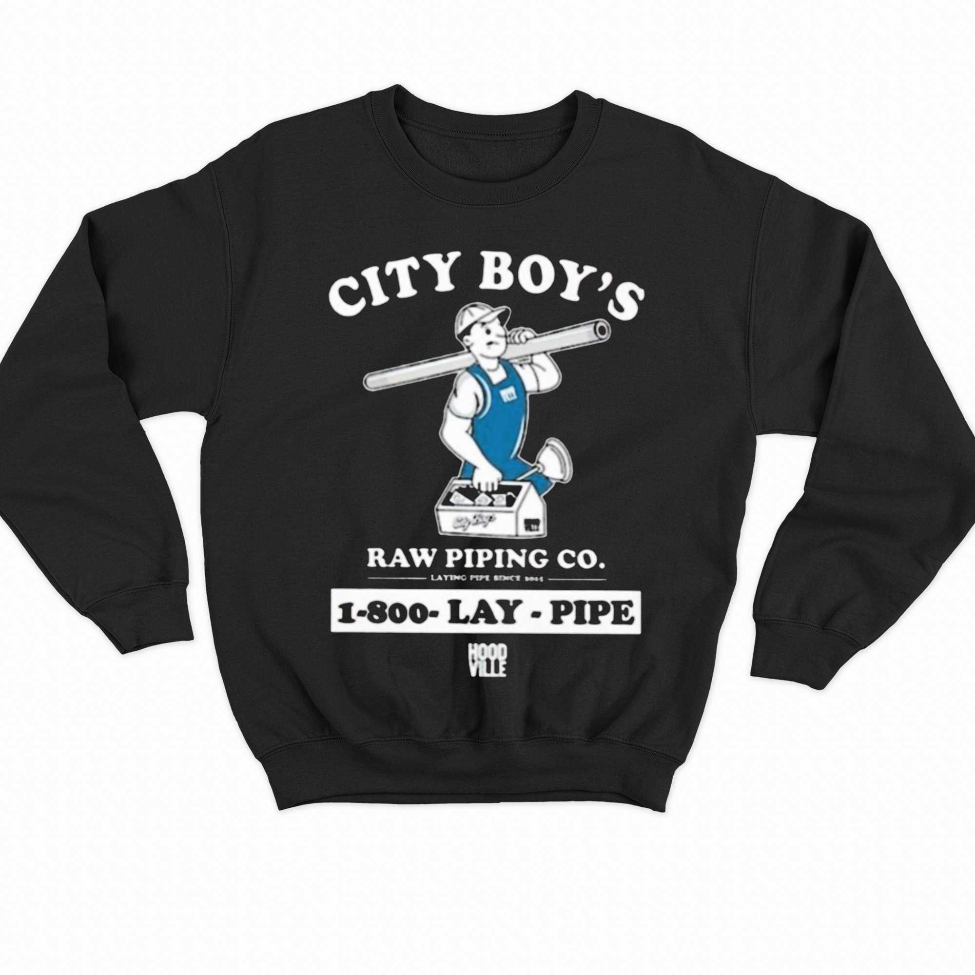 Official City Boys 1800 Lay Pipe T-shirt 