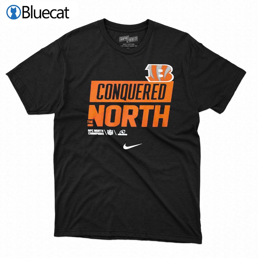 Official Conquered The North Cincinnati Bengals T-shirt - Bluecat