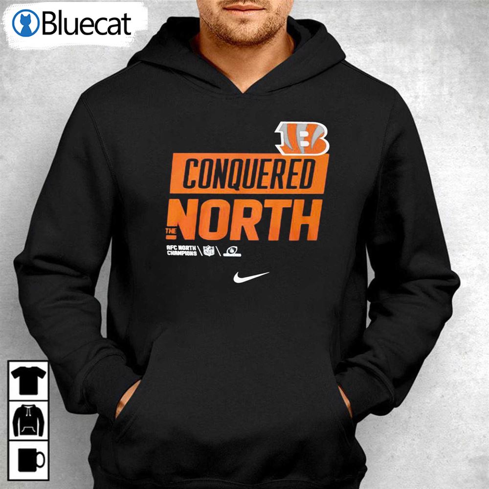 Cincinnati Bengals Conquered The North logo T-shirt