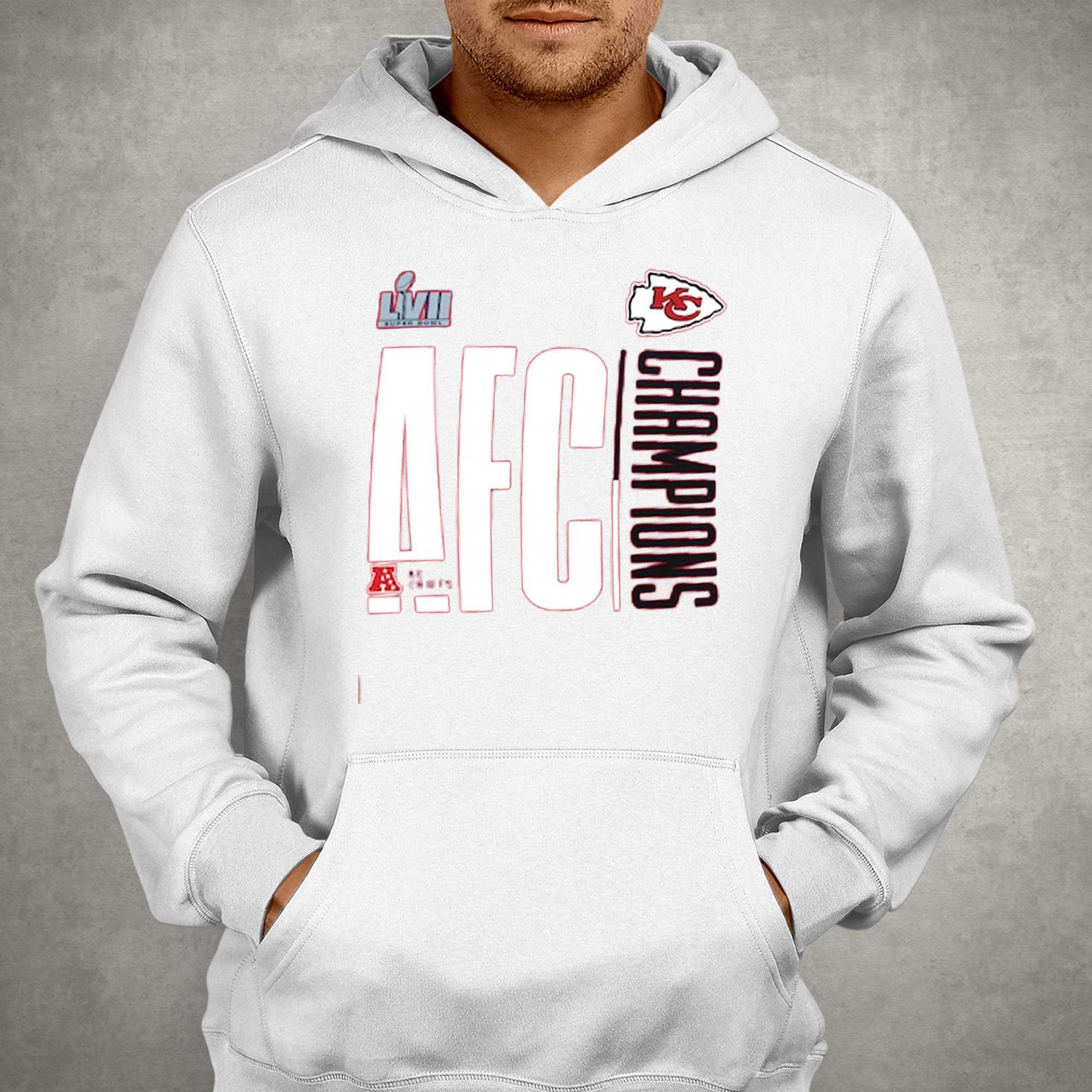 Official Kansas City Chiefs 2022 Afc Champions Iconic Sweashirt Hoodie 