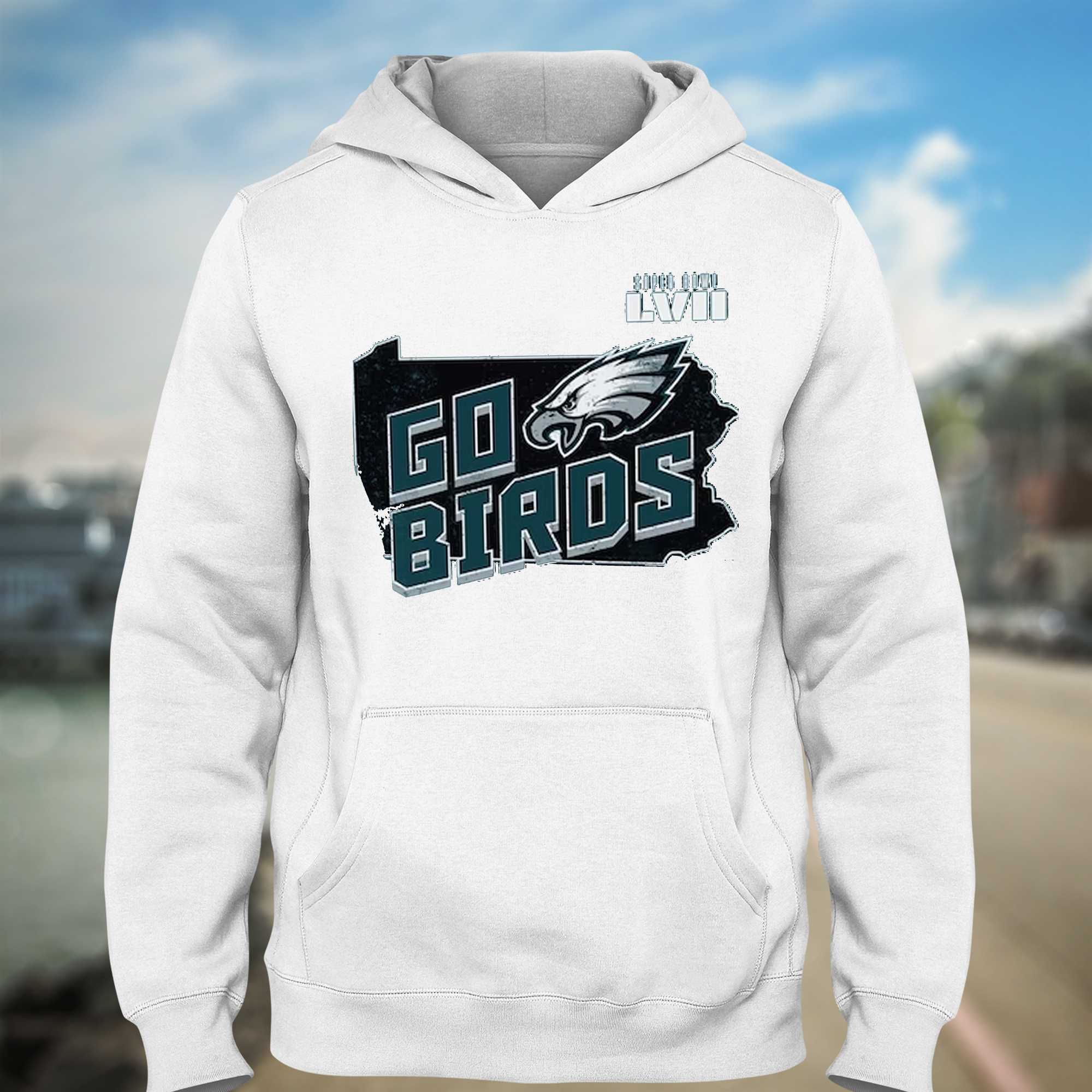 Official Philadelphia Eagles Majestic Threads Super Bowl Lvii Local Phrase T-shirt 