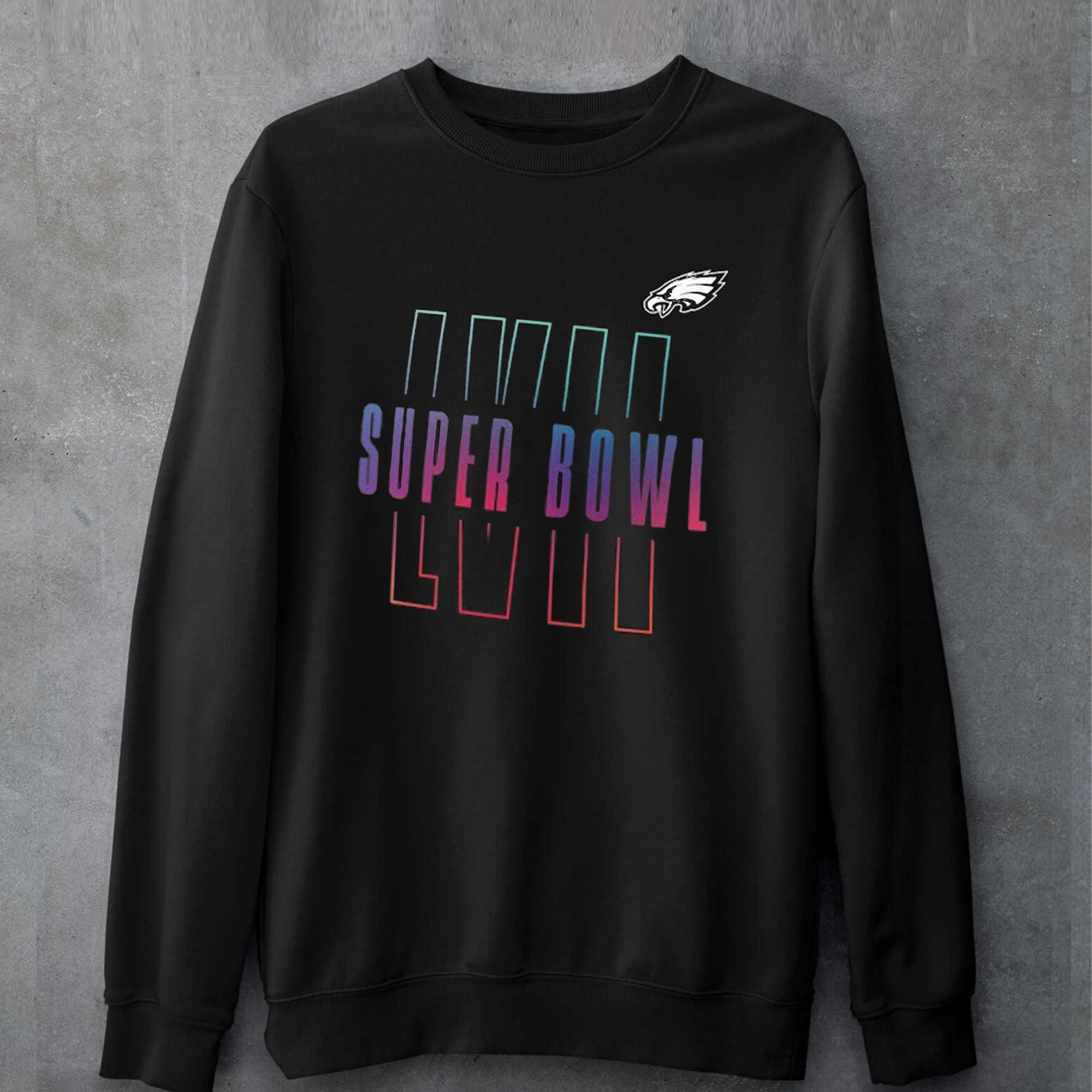 Official Philadelphia Eagles Super Bowl Lvii Open Sky Sweatshirt Hoodie 