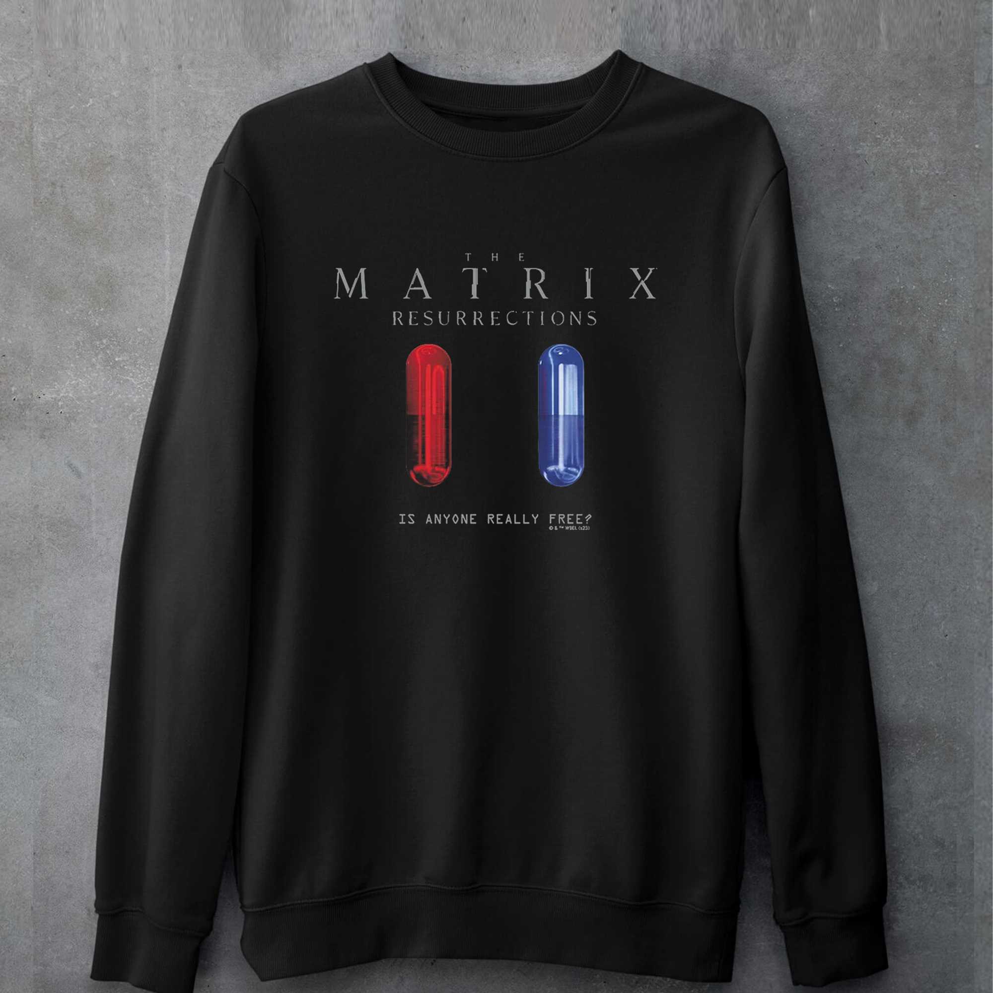 Official The Matrix Is Anyone Really Free T-shirt 