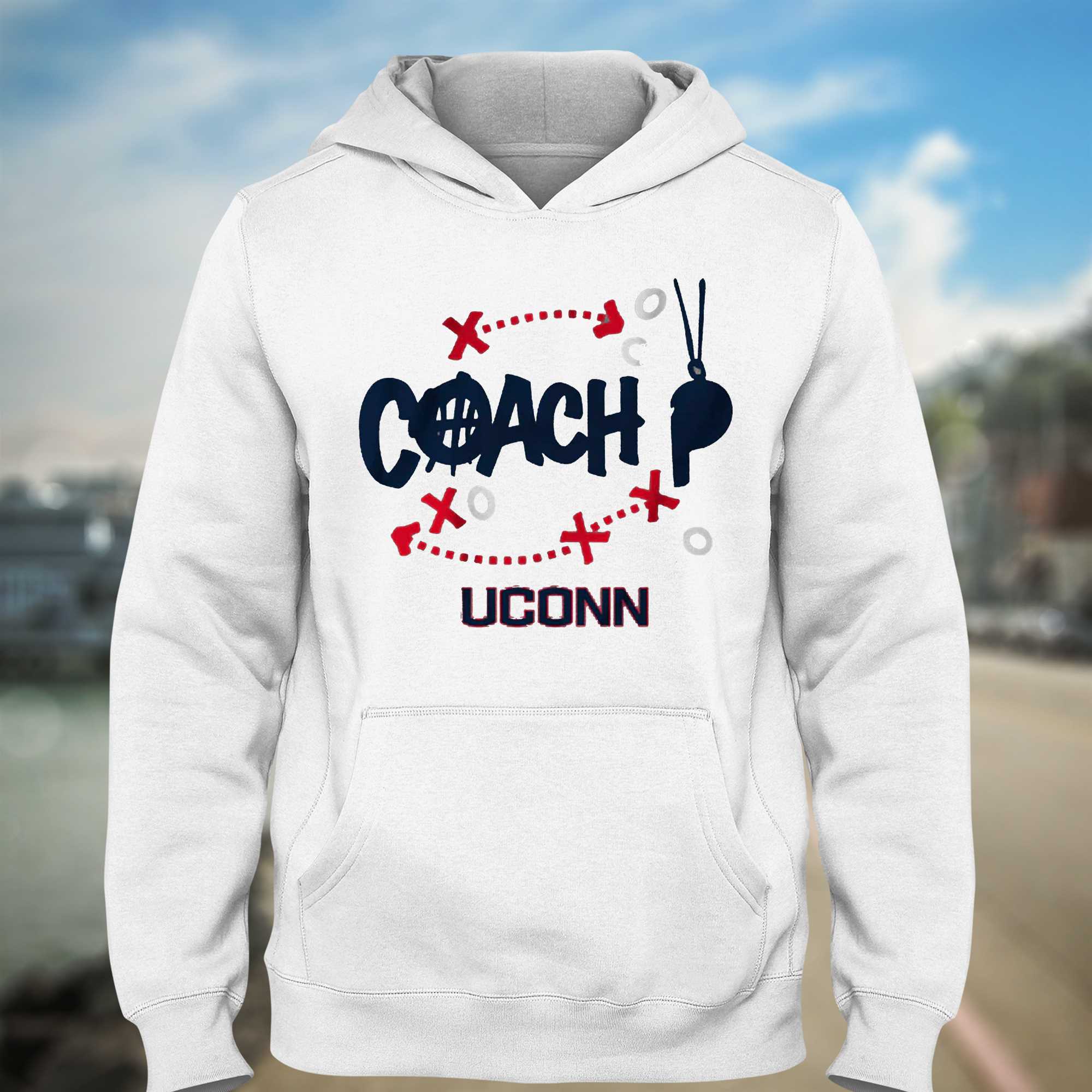 Official Uconn Basketball Paige Bueckers Coach P T-shirt 