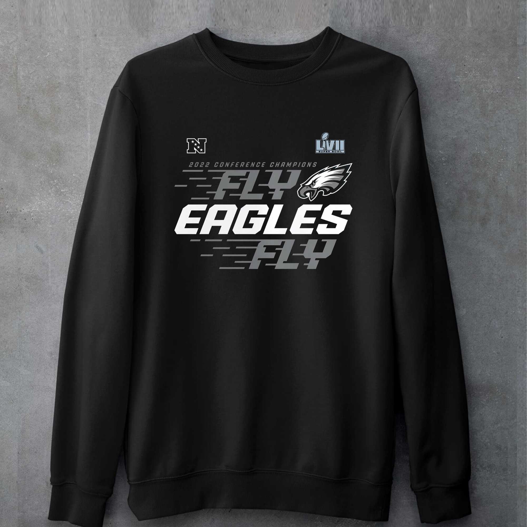 Philadelphia Eagles Fanatics Branded 2022 Nfc Champions Team Slogan T-shirt 