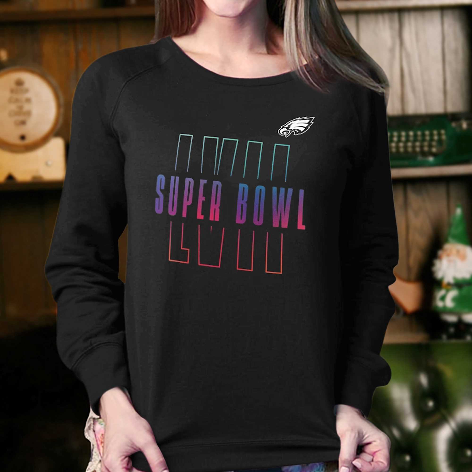 Philadelphia Eagles Fanatics Branded Super Bowl Lvii Open Sky T-shirt 