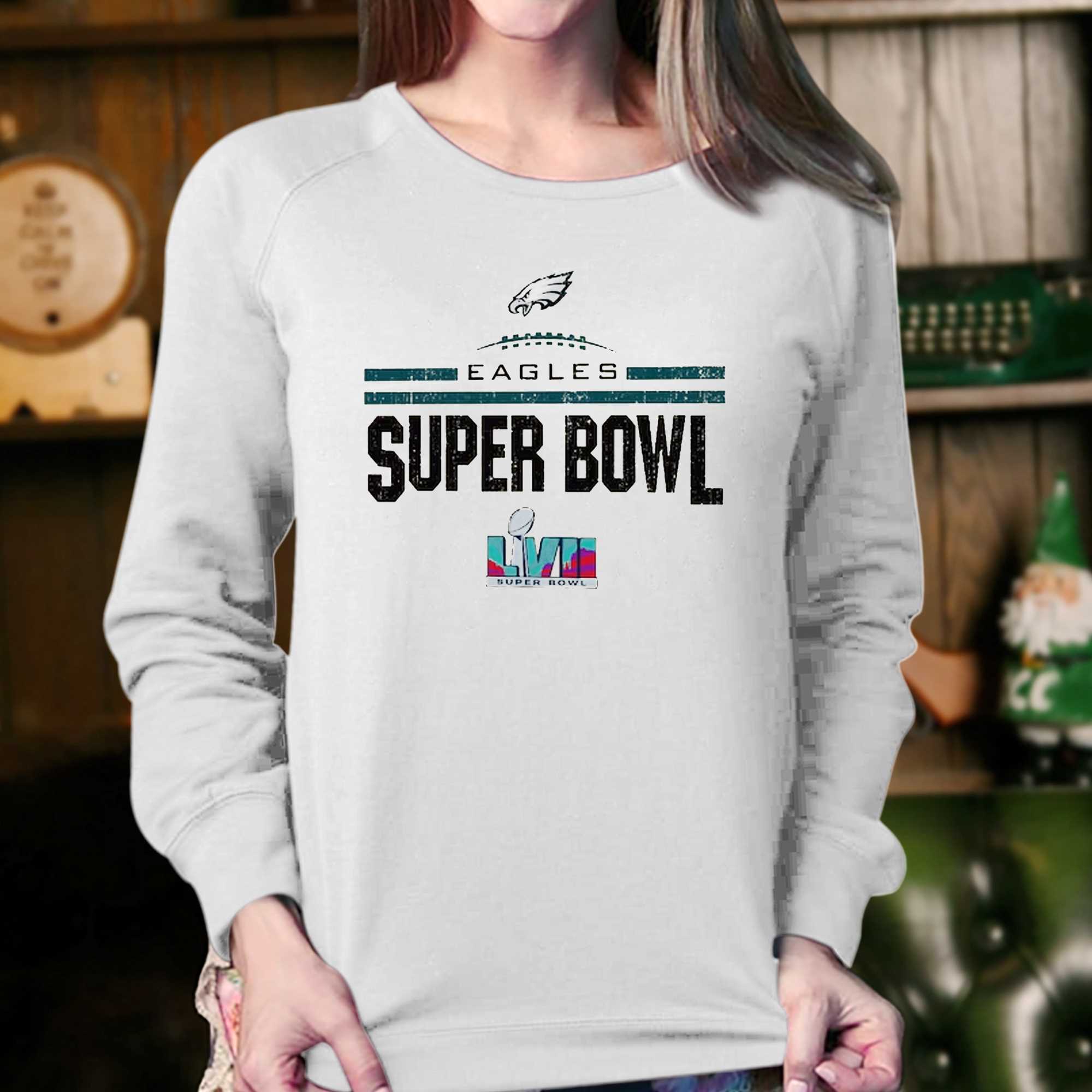 Philadelphia Eagles Majestic Threads Super Bowl Lvii Goal Line Stand T-shirt 