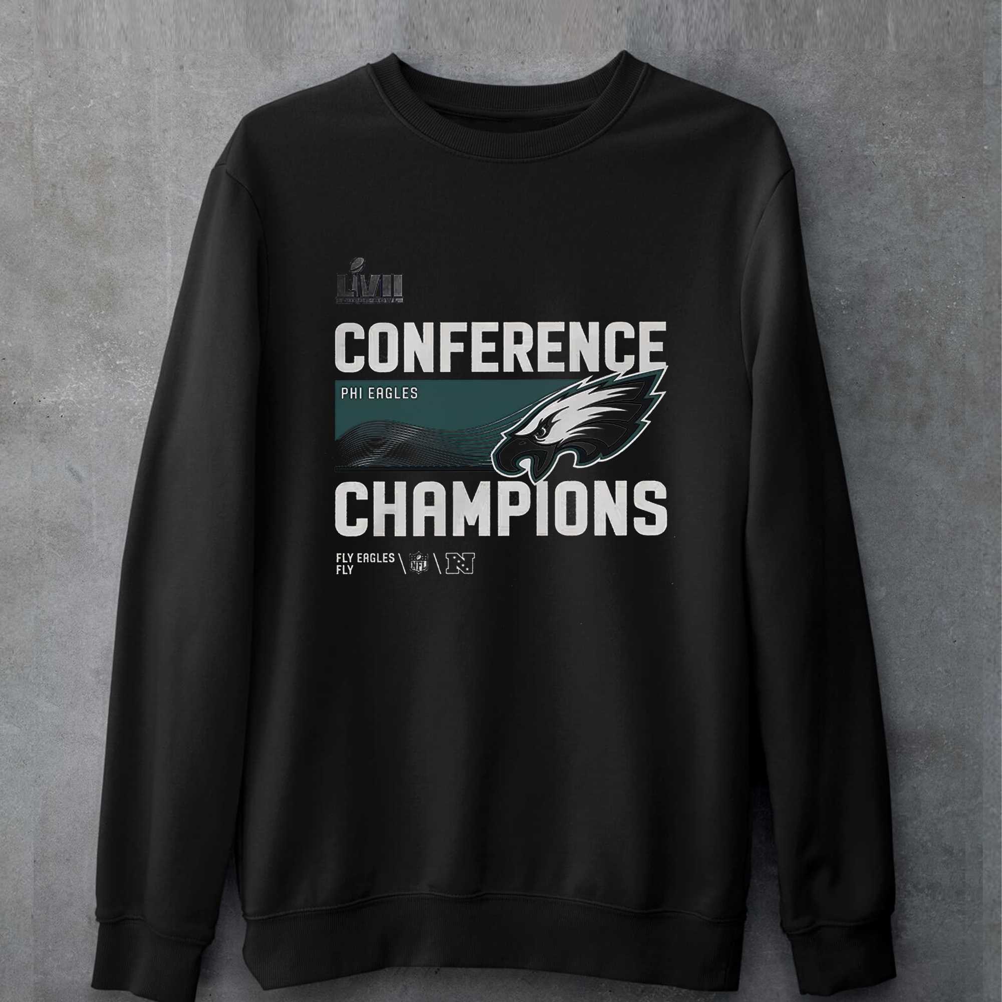 Philadelphia Eagles Nike 2022 Nfc Champions Locker Room Trophy Collection Sweatshirt Hoodie 