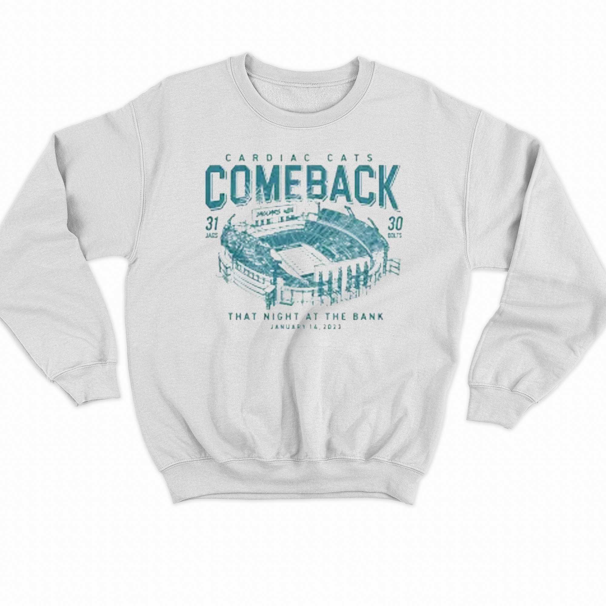 The Cardiac Cats Comback Shirt - That Night At The Bank 