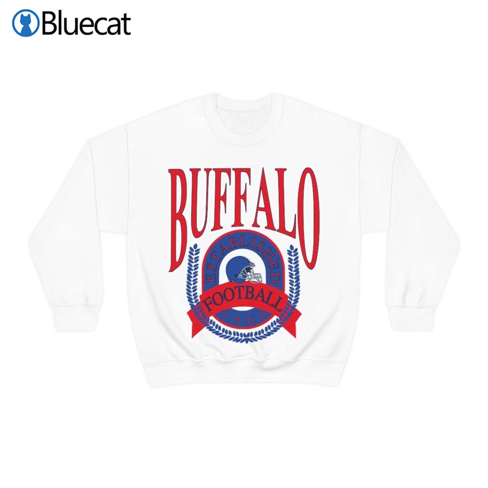 CustomCat Buffalo Bills Retro NFL Hoodie Royal / 5XL