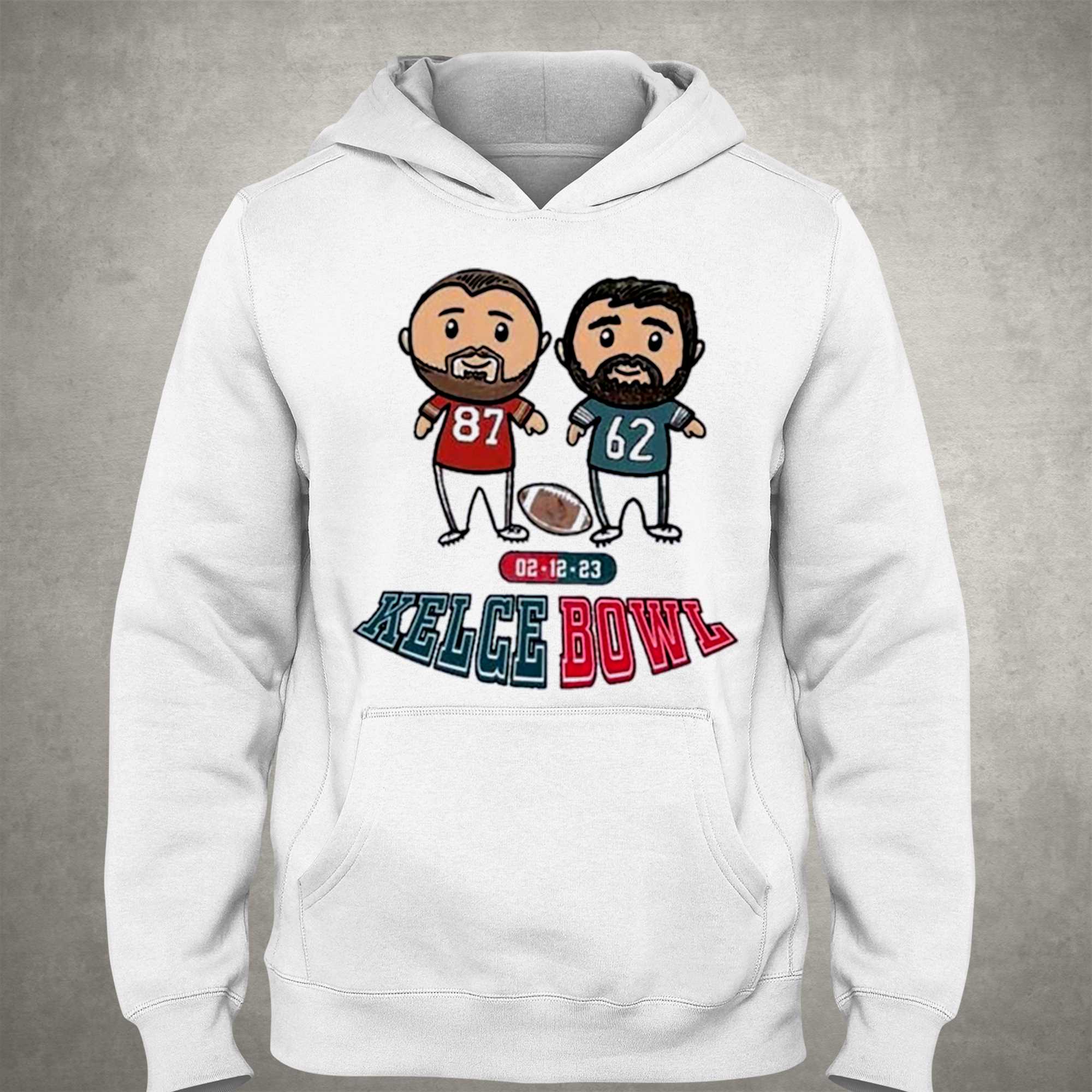 2023 Travis Kelce And Jason Kelce Kelce Brothers In The Super Bowl Shirt -  Bluecat