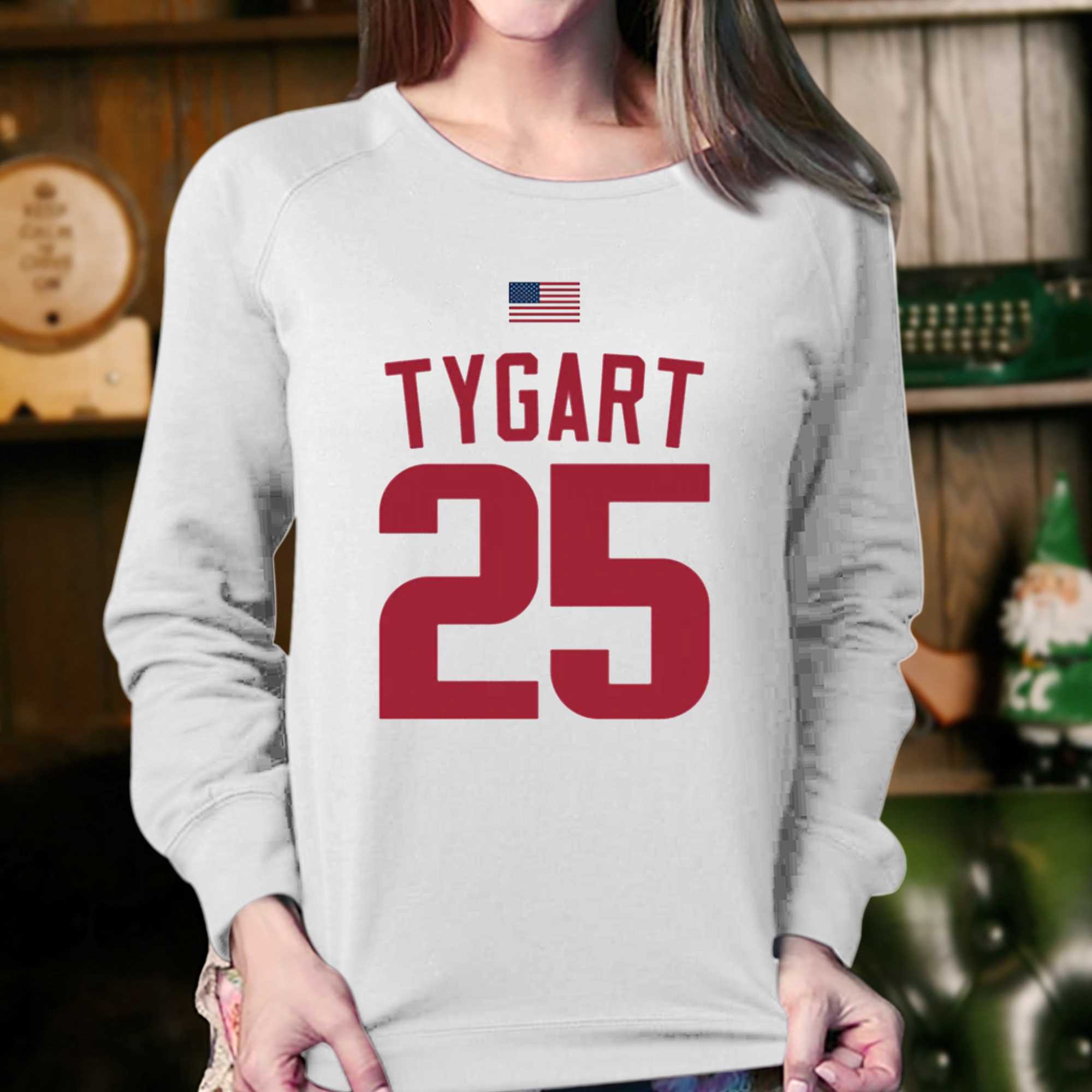 Brady Tygart White Jersey T-shirt - Shibtee Clothing