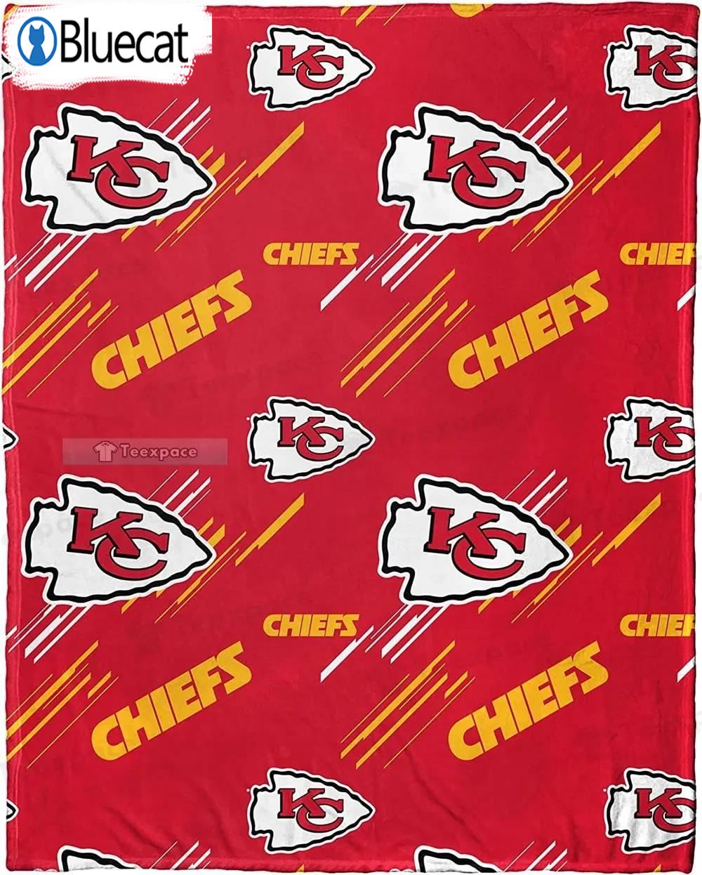 Chiefs Logo Red Blanket Kc Chiefs Gift 