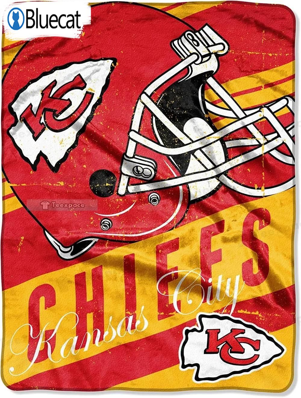 Chiefs Sherpa Blanket Chiefs Gift For Him 