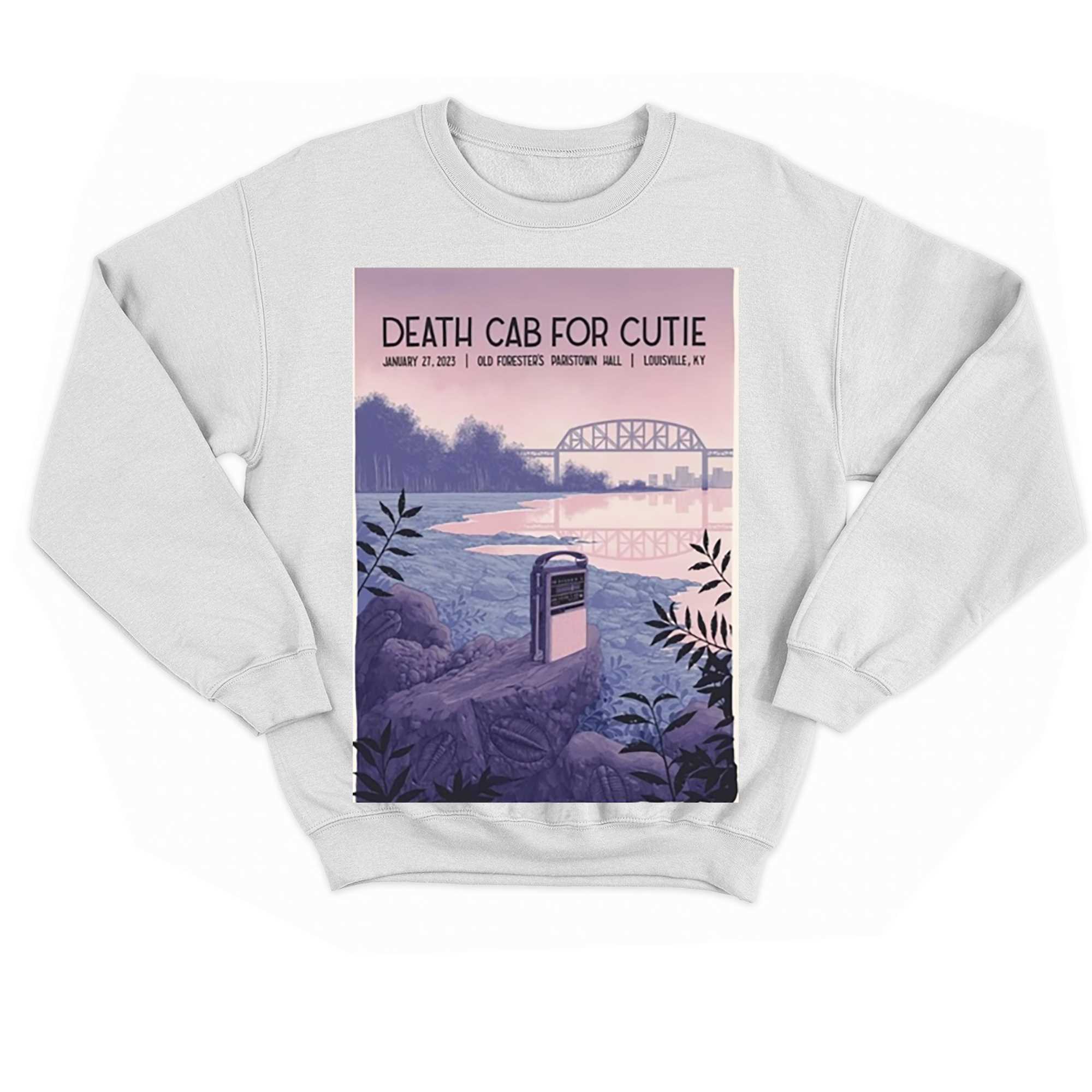 Death Cab For Cutie 2023 January 27th Old Foresters Paristown Hall Louisville Ky Shirt 